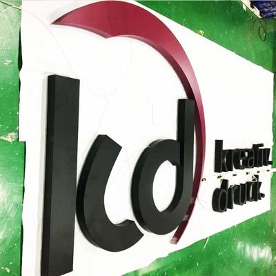 বিল্ডিং ফ্যাকেড 3d ব্যাকলিট লেটার সাইন 6500K