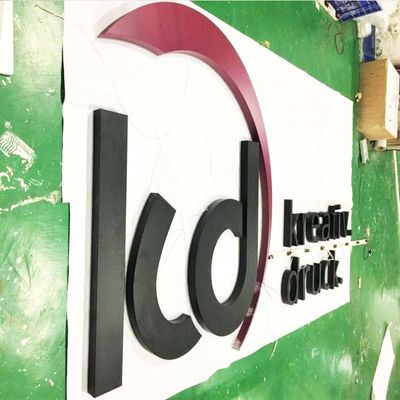 বিল্ডিং ফ্যাকেড 3d ব্যাকলিট লেটার সাইন 6500K