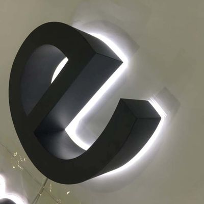 ম্যাট মেটাল ব্যাকলিট লেটার সাইন 50000 ঘন্টা লাইফটাইম