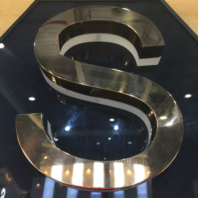 OEM ODM ব্যাকলিট লেটার সাইন এক্রাইলিক গ্লো সাইন বোর্ড মিরর ফিনিশ