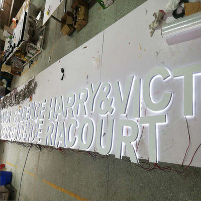 রেস্টুরেন্ট ব্যাকলিট লেটার সাইন 2-20cm গভীরতা এক্রাইলিক LED গ্লো সাইন বোর্ড