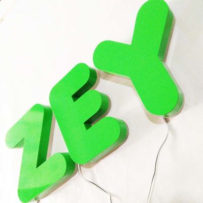 ব্যবসার জন্য আউটডোর 3D আলোকিত LED ব্যাকলিট লেটার সাইন লোগো