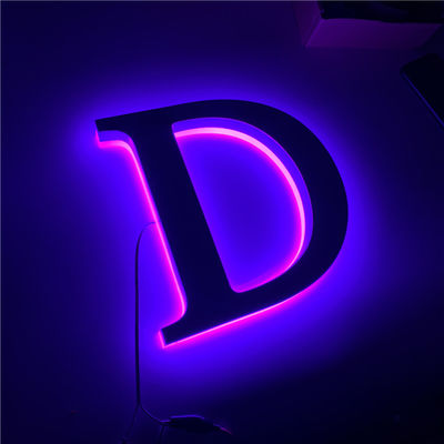 দোকান কফি শপ LED সাইন ব্যাকলাইটিং বেগুনি আলো সিই RoHS