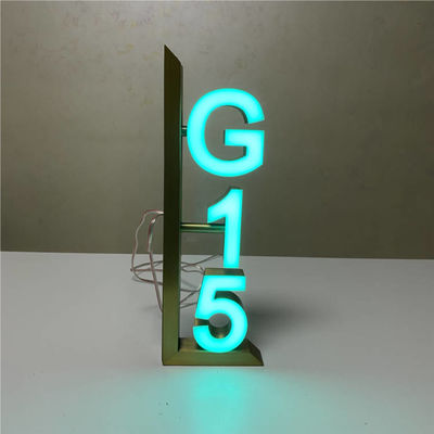 OEM ODM হোটেল রুম নম্বর সাইন LED হাউস ডোর নম্বর প্লেট 12V