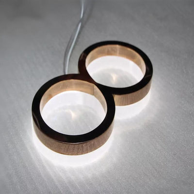 গোল্ড মিরর হাউস নম্বর সাইন হোটেল ডোর নম্বর প্লেট DC12V