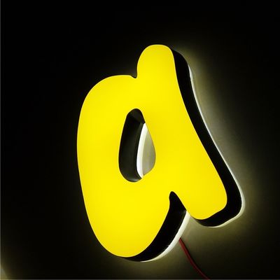 বিজ্ঞাপন শপফ্রন্ট এলইডি এক্রাইলিক লেটার্স সাইনেজ 12VDC