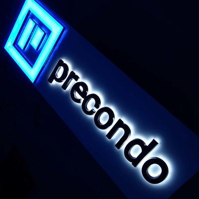 শপফ্রন্ট ট্রান্সলুসেন্ট এক্রাইলিক ব্যাকলিট লেটারস সাইন 40 সেমি কোম্পানির জন্য