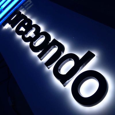 শপফ্রন্ট ট্রান্সলুসেন্ট এক্রাইলিক ব্যাকলিট লেটারস সাইন 40 সেমি কোম্পানির জন্য