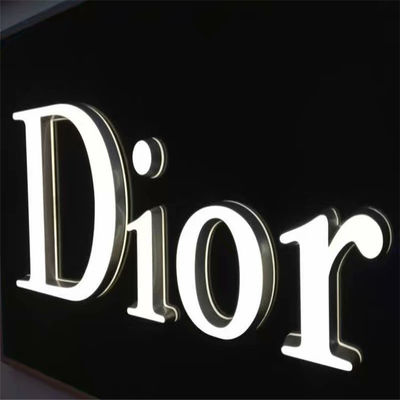 10-30cm কফি শপ LED Light Sign Front Lit Channel Letters