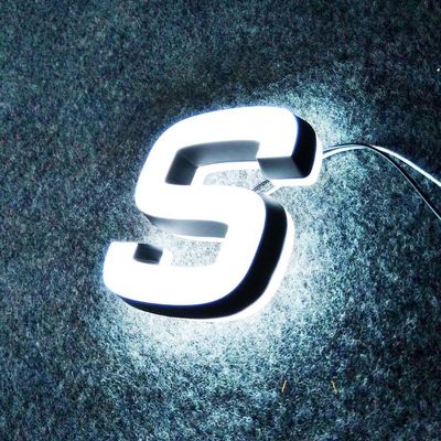 10-30cm কফি শপ LED Light Sign Front Lit Channel Letters