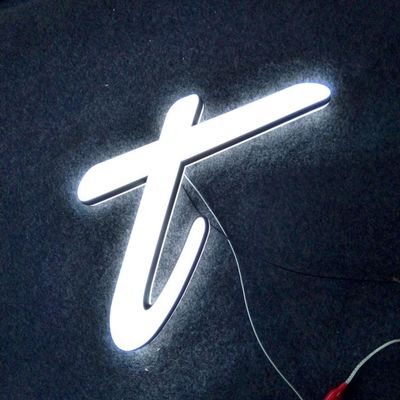 হাইস্প্যান কাস্টম লেড গ্লো আউটডোর লাইট আপ সাইন ওয়াটারপ্রুফ IP65