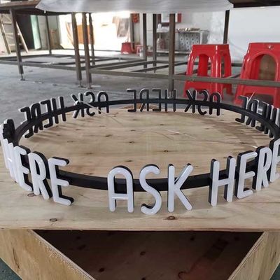 রেস্তোরাঁ হোটেলের জন্য 6500K LED চ্যানেল লেটার সাইন ফ্রন্ট লিট