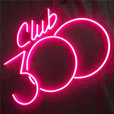 এক্রাইলিক LED নিয়ন সাইন ওয়াল মাউন্ট পিঙ্ক নিয়ন লাইট সাইন 12VDC