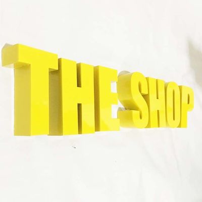 গোল্ড ব্রাশ স্টেইনলেস স্টীল মেটাল লেটার সাইন 10 সেমি গভীরতা সরকারি অফিসের জন্য