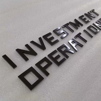 বিজ্ঞাপন 3d মেটাল কাস্টম অ্যালুমিনিয়াম সাইন অক্ষর বিরোধী মরিচা