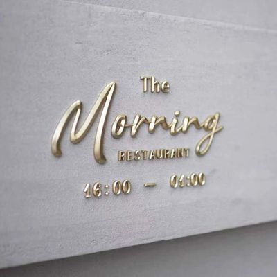 বিজ্ঞাপন বড় কোম্পানির নাম ওয়াল সাইন বোর্ড জলরোধী IP67