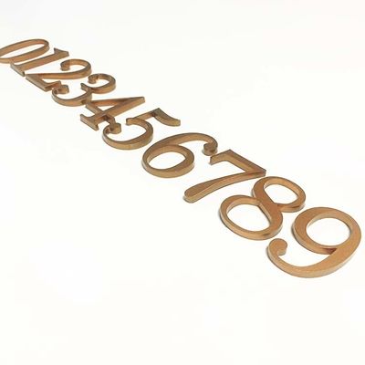 ফ্ল্যাট কাট আউট এক্রাইলিক চিঠি সাইন সলিড এক্রাইলিক ডোর নম্বর সাইন সিই ROHS