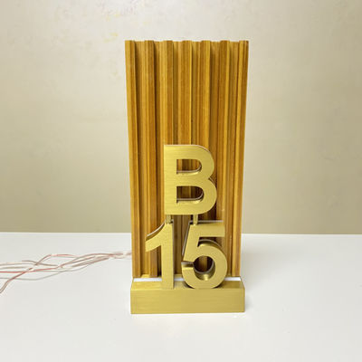 অ্যাপার্টমেন্ট অফিসের জন্য LED ব্যাকলিট লাইট আপ হাউস নম্বর সাইন হাইস্প্যান