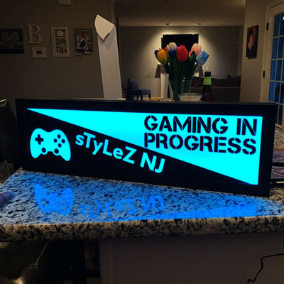 সিই ROHS ওয়াল মাউন্ট লাইট বক্স সাইনজ LED বিয়ার বার শপফ্রন্ট সাইনবোর্ড