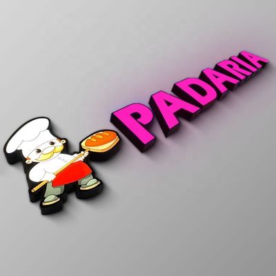 IP65 এমবসড এক্রাইলিক স্টোরফ্রন্ট সাইন ইলুমিনেটেড মেটাল লেটার লোগো