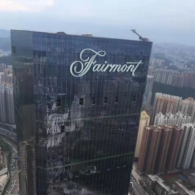 LED Light কোম্পানির নাম লোগো বিল্ডিং সাইন 3d চ্যানেল পত্র