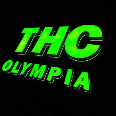 ০00 ঘন্টা আয়ু এলইডি সাইন চ্যানেল লেটার সাইন উচ্চ উজ্জ্বলতা টেকসই আবহাওয়া প্রতিরোধী বাণিজ্যিক বিজ্ঞাপন ডিসপ্লে