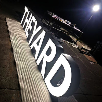 আকর্ষণীয় টেকসই 3d অক্ষর সাইন LED চ্যানেল এক্রাইলিক রেস্টুরেন্ট বোর্ড 3 মিমি