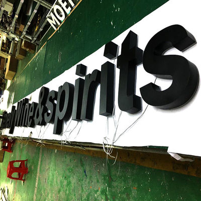 UL চ্যানেল চিঠি ব্যাকলিট Oem ইলুমিনেটেড সাইনেজ অক্ষর হালকা বক্স সাইনেজ