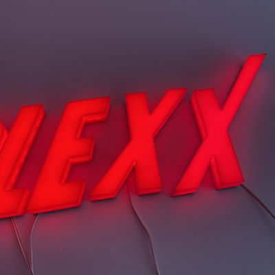 কাস্টম লেটারিং 3d লেটার সাইন Cool Graffiti Alphabet Dc12v 5cm