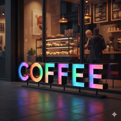 000 ঘন্টা লাইফস্পেস এলইডি চ্যানেল লেটার সাইন টাইপ চ্যানেল লেটার সাইন খুচরা বিজ্ঞাপন এবং সাইন সমাধানের জন্য নিখুঁত