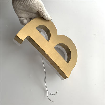 HIGHSPAN রেস্টুরেন্ট সাইন বোর্ড স্টেইনলেস স্টীল ব্যাকলিট সিই ROHS