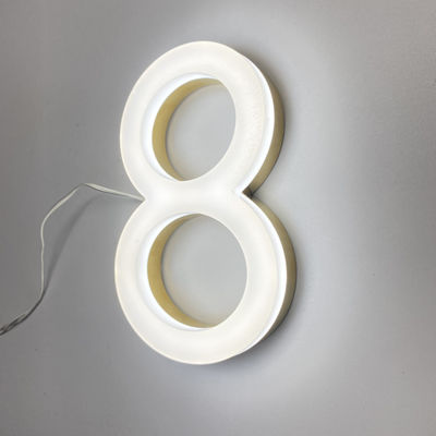 উইন্ডপ্রুফ 3D এক্রাইলিক ফ্রন্ট লিট সাইন বোর্ড 50000 ঘন্টা লাইফটাইম