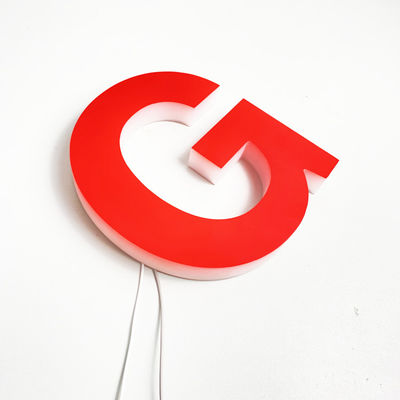 ফ্রন্ট লিট 3D লেটার সাইন বোর্ড ফুল বডি লাইটিং