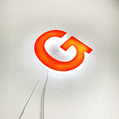 ফ্রন্ট লিট 3D লেটার সাইন বোর্ড ফুল বডি লাইটিং