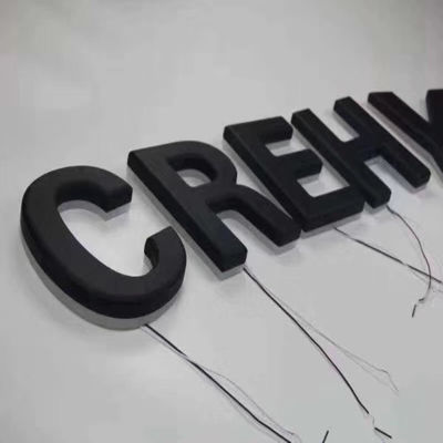 হোয়াইট লাইটিং মেটাল শপফ্রন্ট সাইনেজ চ্যানেল লেটার সাইন ব্যাকলিট সিই ROHS