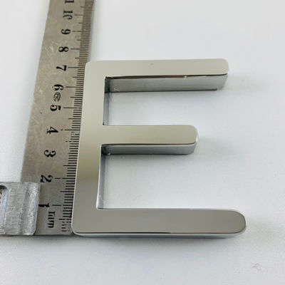 কাস্টমজিড স্টোরফ্রন্ট সিলভার মিরর 3D লেটার সাইন ব্যাকলিট ফ্রন্টলিট