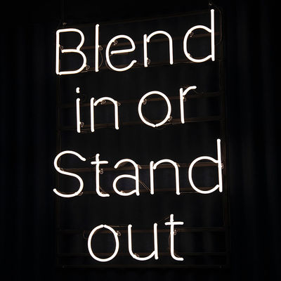 উচ্চ স্বচ্ছতা এক্রাইলিক নিয়ন সাইন অক্ষর OEM ODM