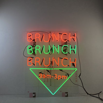 LED ওয়াল মাউন্ট কাস্টম নিয়ন সাইন 7.5KV-10KV