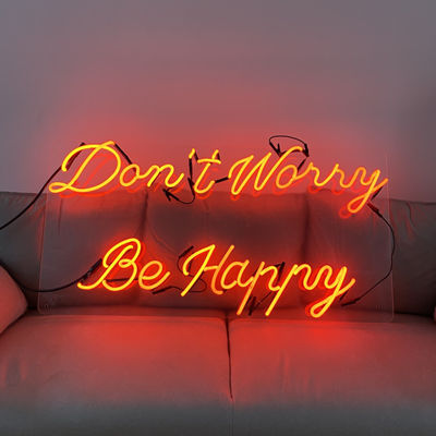 আউটডোর কাস্টম নিয়ন সাইন বর্ণমালা বর্ণমালা 12VDC লাল আলো