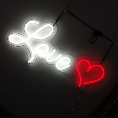 দেয়ালের জন্য UL কাস্টম নিয়ন বিবাহের চিহ্ন প্রেম নিয়ন চ্যানেল চিঠি