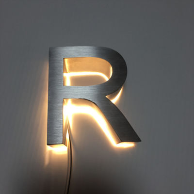 কোম্পানির নামের জন্য HIGHSPAN ব্যাকলিট চ্যানেল চিঠির বাইরে