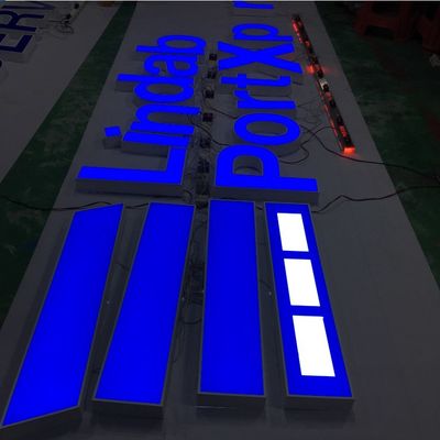 শপ স্টোরফ্রন্ট লোগো চ্যানেল লেটার সাইন কাস্টম পিএমএস কালার