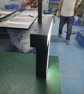 এক্রাইলিক সিলিং মাউন্ট 3D মেটাল লেটার দেয়ালের জন্য কালো পেইন্ট সাইন ইন