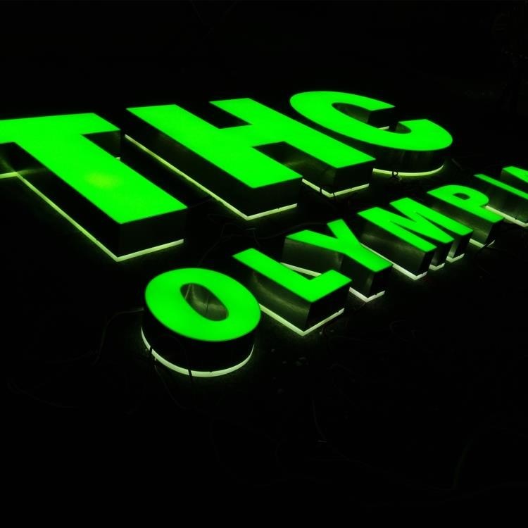 ০00 ঘন্টা আয়ু এলইডি সাইন চ্যানেল লেটার সাইন উচ্চ উজ্জ্বলতা টেকসই আবহাওয়া প্রতিরোধী বাণিজ্যিক বিজ্ঞাপন ডিসপ্লে